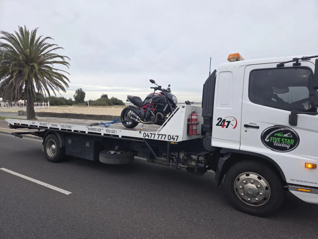 Emergency tow Motorcycle Melbourne