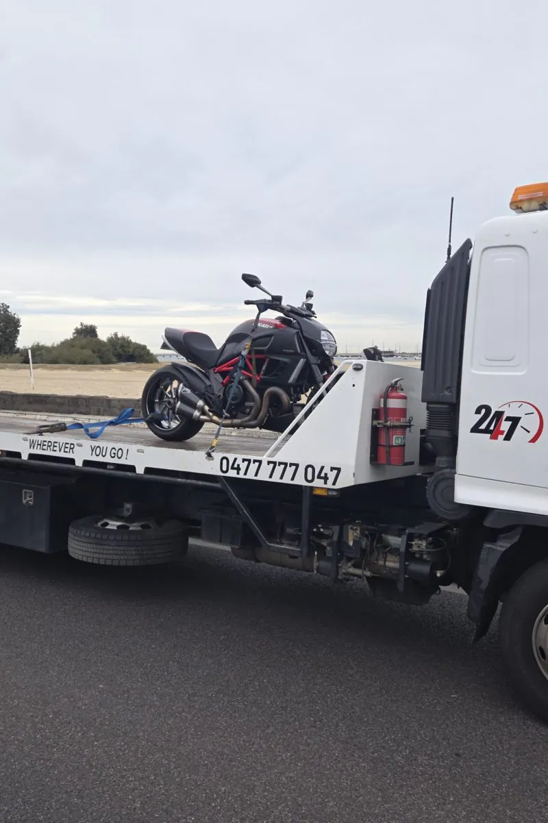 Emergency tow Motorcycle Melbourne